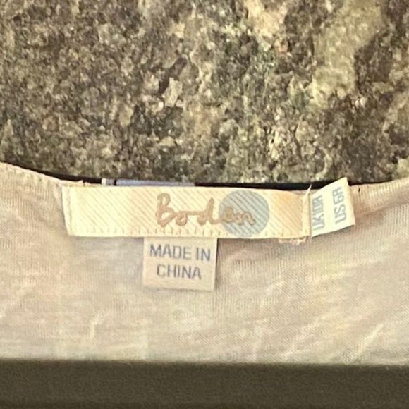 Boden Womens Knit Faux-Wrap Dress with Grogain Ribbon Belt; Size 6 (US), NWOT - Picture 6 of 6